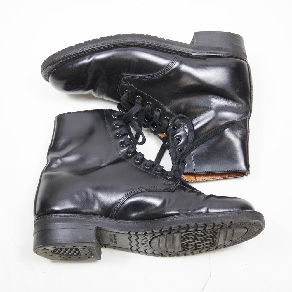 24.5cm　カナダ　ポリスブーツ　ミリタリー　ブラック　P4135