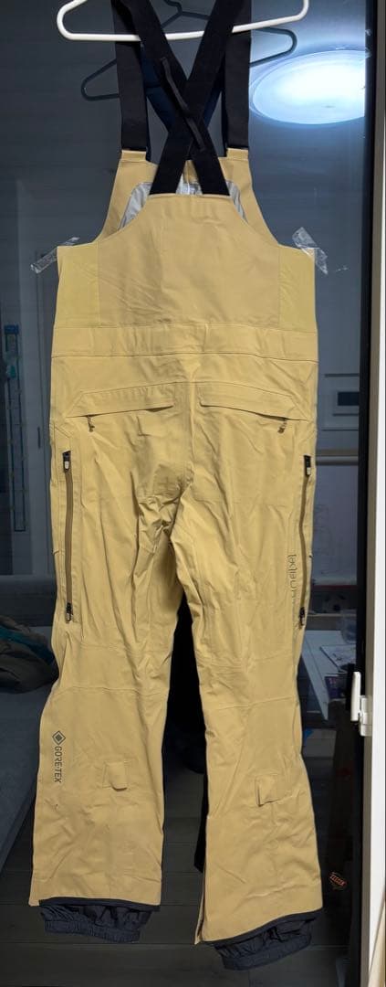 Burton[ak]スノーボード ビブパンツ メンズ GORE-TEX ベージュ