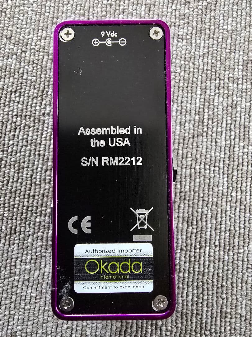 Suhr Riot mini ギターエフェクター パープル