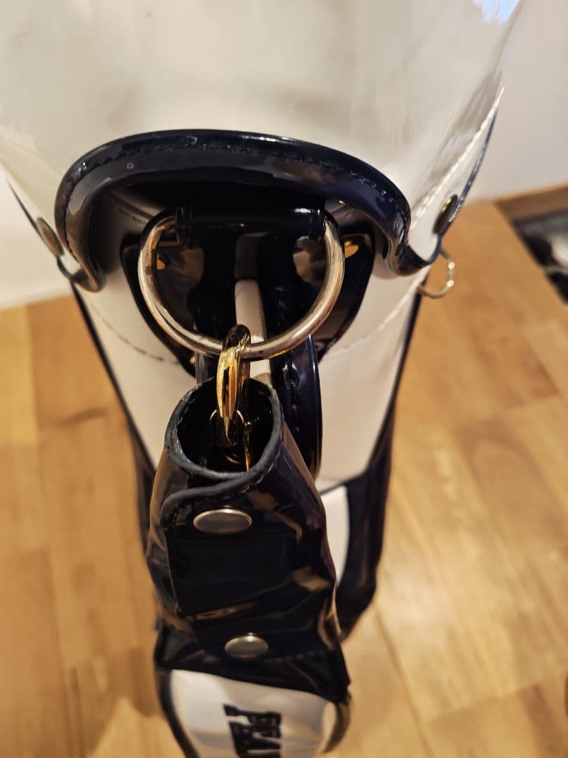 PEARLY GATES キャディバッグ ホワイト/ネイビー【美品】