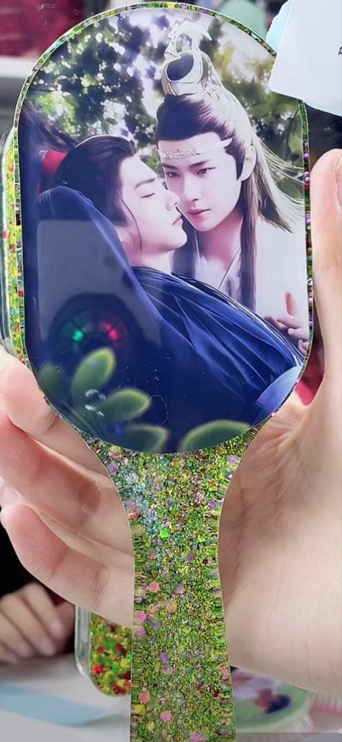 王一博 肖戦 超大レジンエアークッション付きヘアブラシ　4点セット❣️確認用105