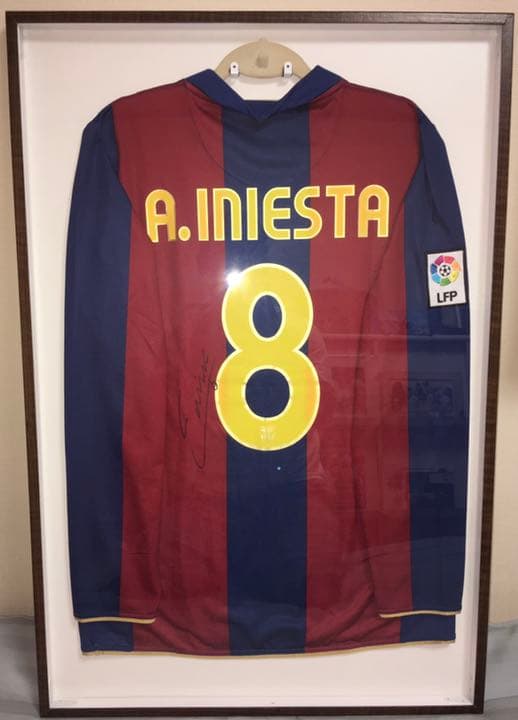イニエスタ 直筆サイン バルセロナ ヴィッセル神戸 スペイン サイン
