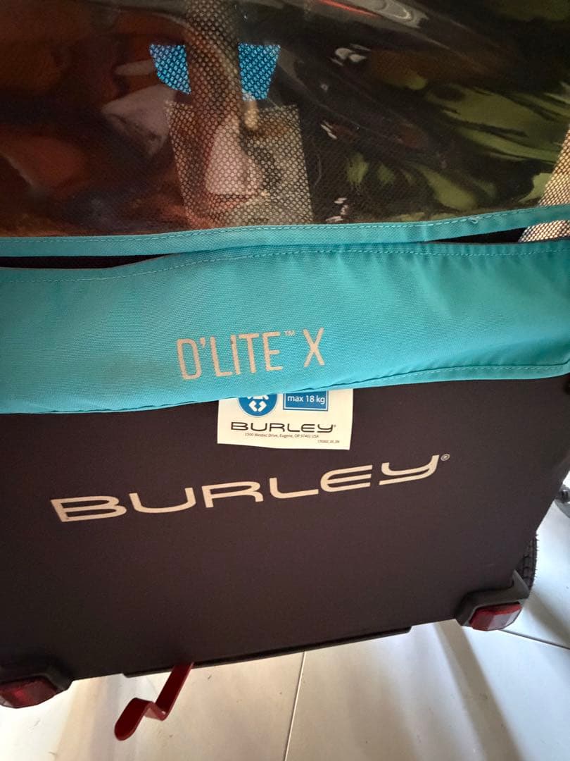 バーレー　D’lite X 2人乗り　サスペンション　Burley