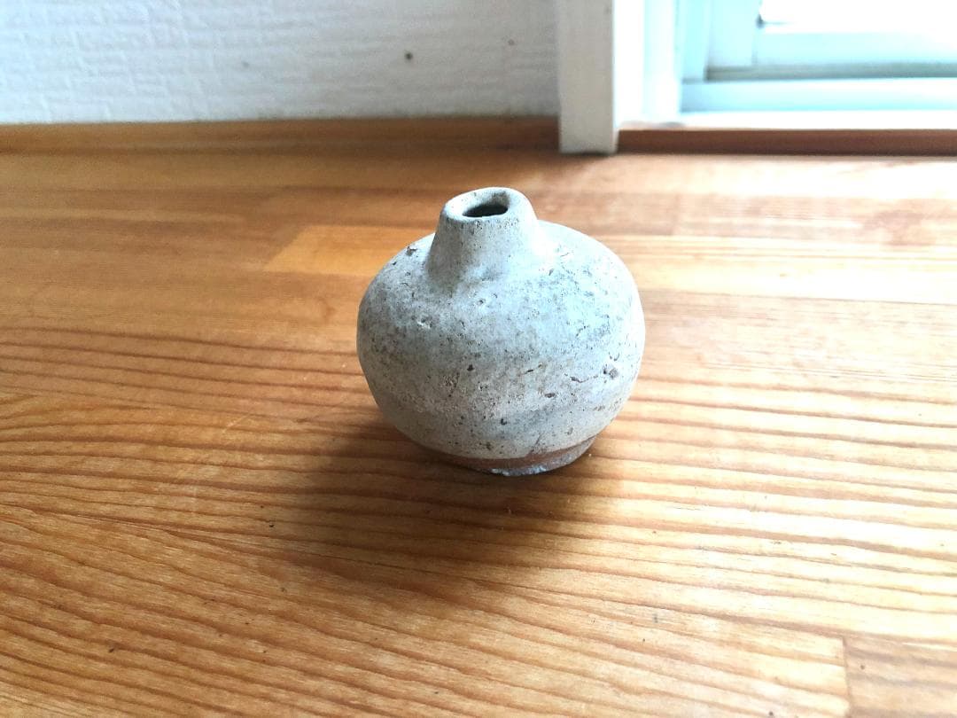 【タイ・骨董】宋胡録（スンコロク）白釉 小壺（1301年~1600年）