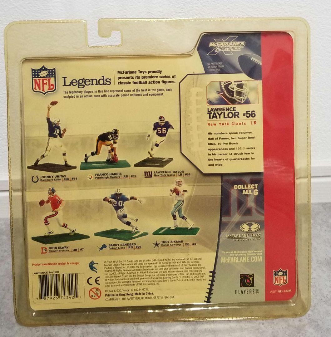 【レア　未開封】NFL　マクファーレンスポーツフィギュア★ローレンス・テイラー★