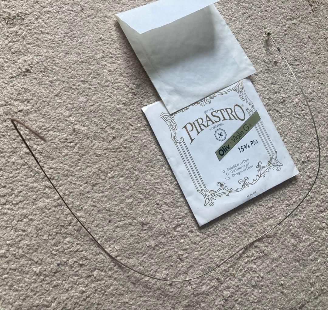 ヴァイオリン弦 オリーブセット 未使用品 Pirastro Oliv