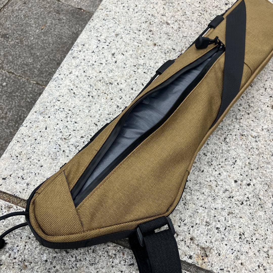 ハンドメイドフレームバッグ　コーデュラ1000 コヨーテ　43.5cm