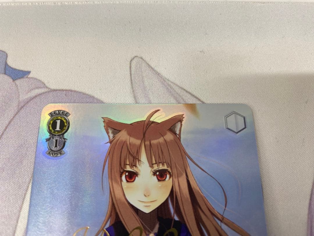 WS ヴァイスシュヴァルツ 賢狼 ホロ sp サイン 狼と香辛料 電撃文庫