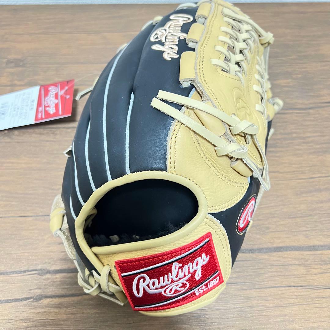 【タグ付き未使用品】一般軟式・グローブ ローリングス オールラウンド キャメル