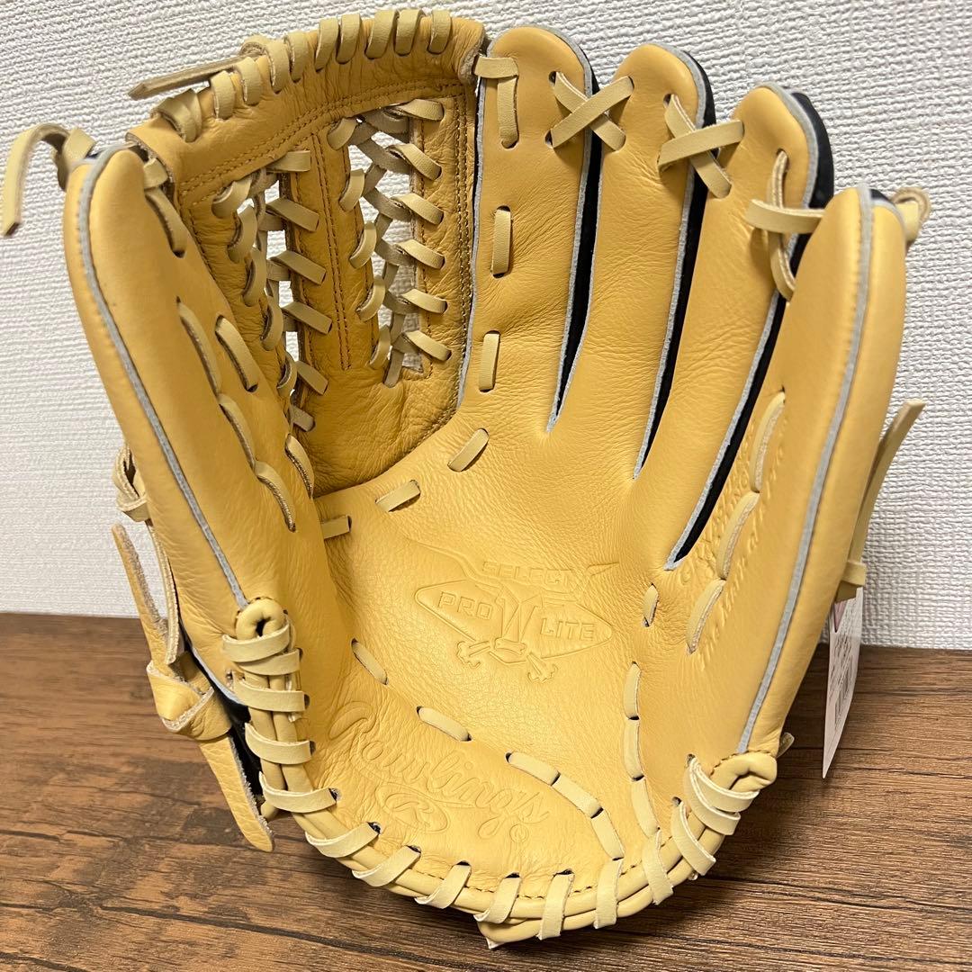 【タグ付き未使用品】一般軟式・グローブ ローリングス オールラウンド キャメル