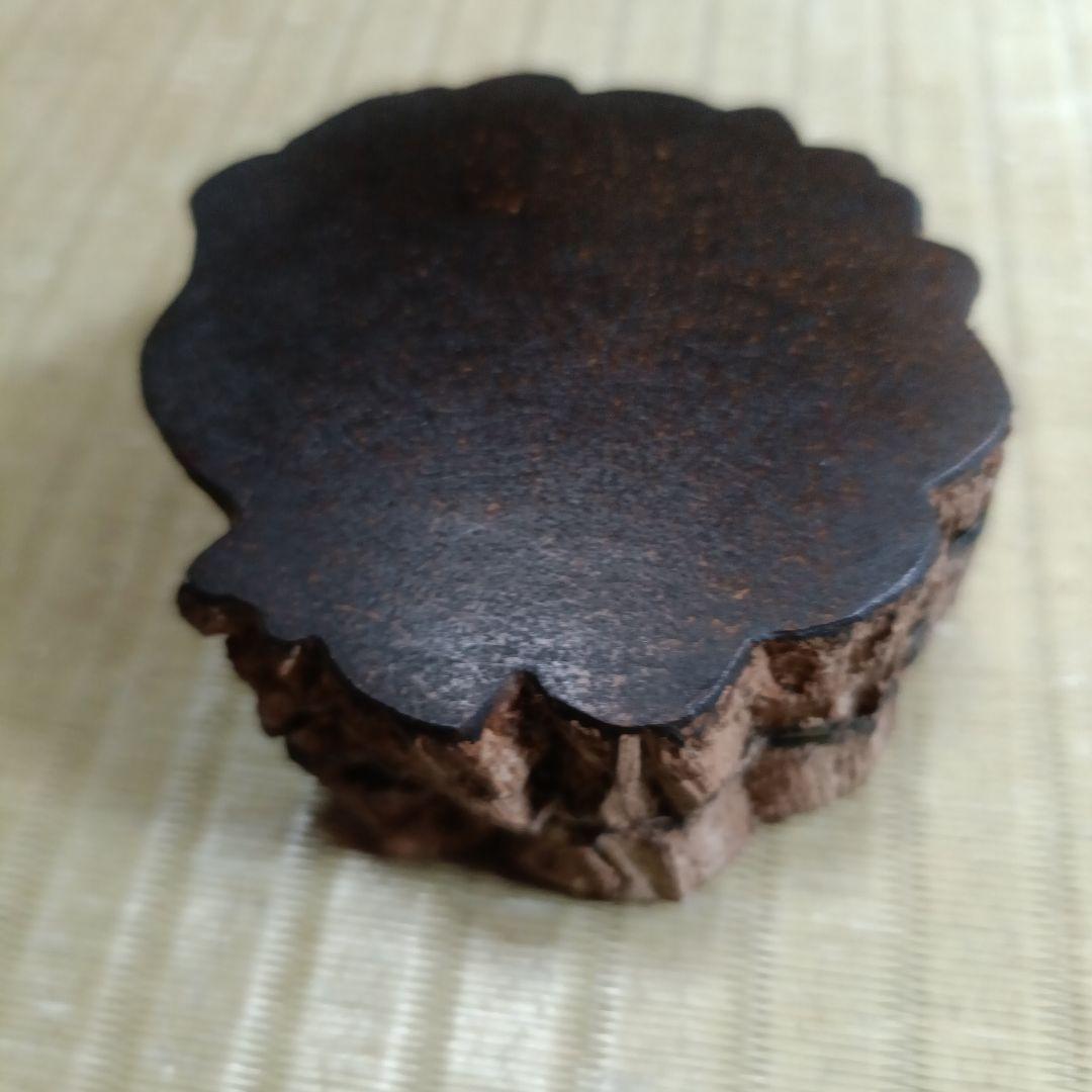 百年南天材一閑摺り香合本漆