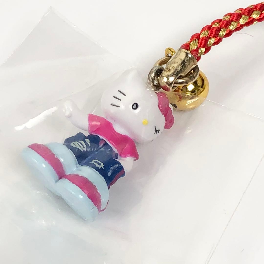 ハローキティ ストラップ 岡山限定 デニム ご当地キティ