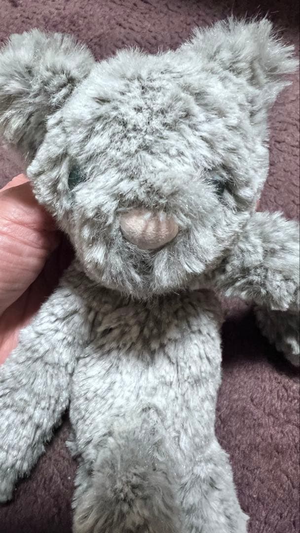  ぬいぐるみ 茶色と灰色