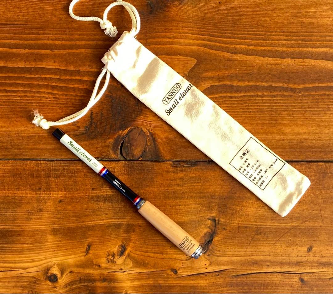 釣り竿セット　小物釣り竿　タナゴ竿　仕掛け180cm ウッドグリップ　仕掛け巻き