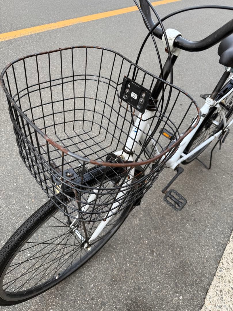 158 自転車 大阪市 【引取り限定】 美品 26インチ 変速付き