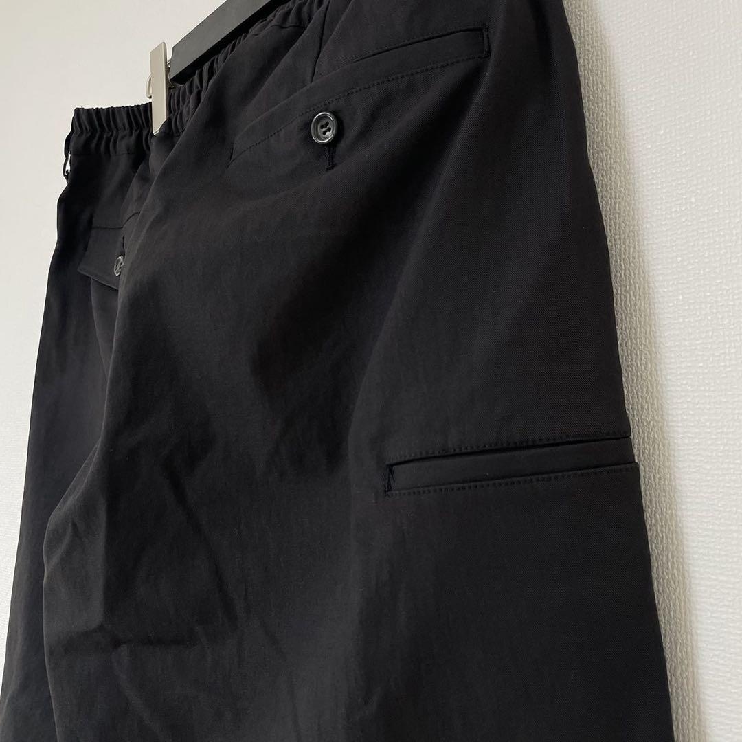 8g shoot ワンタックストレッチパンツ　クロ　XL