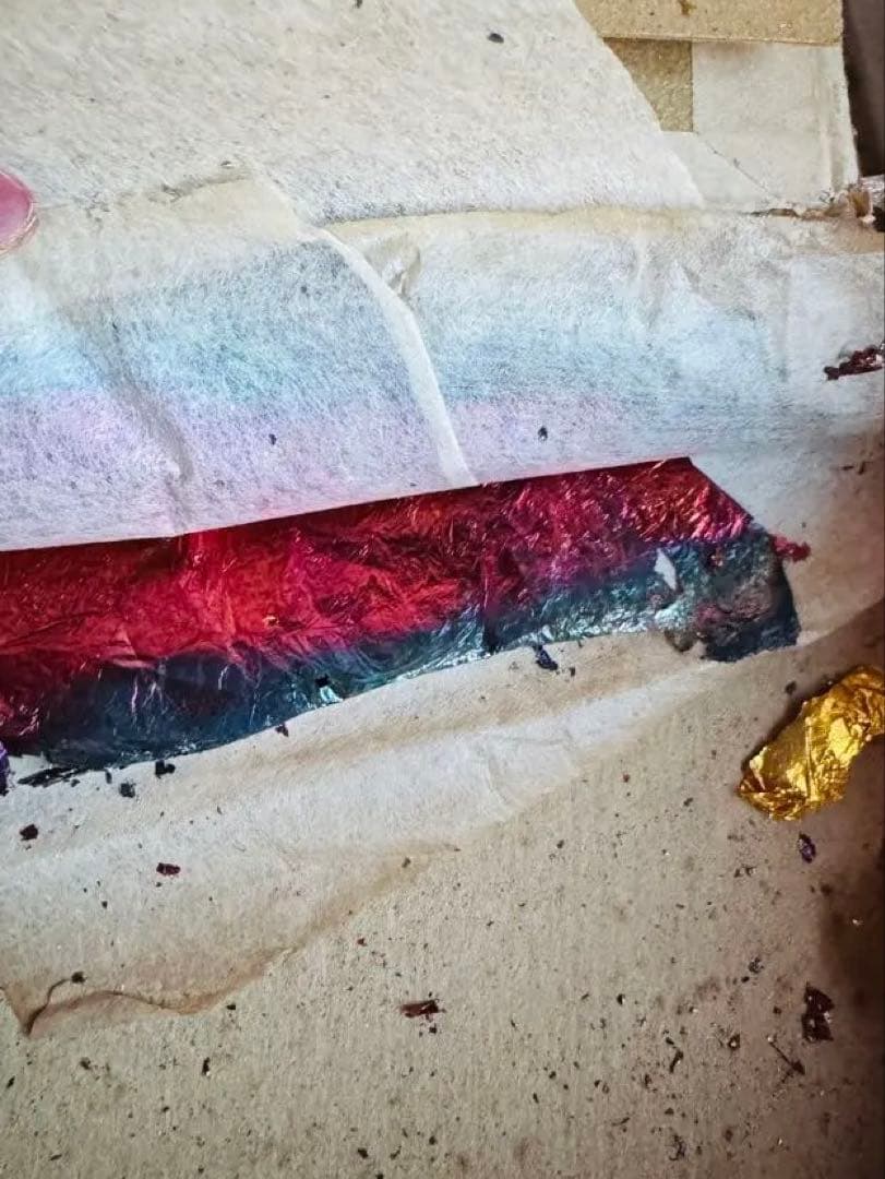 金箔 銀箔　赤箔　青箔セット