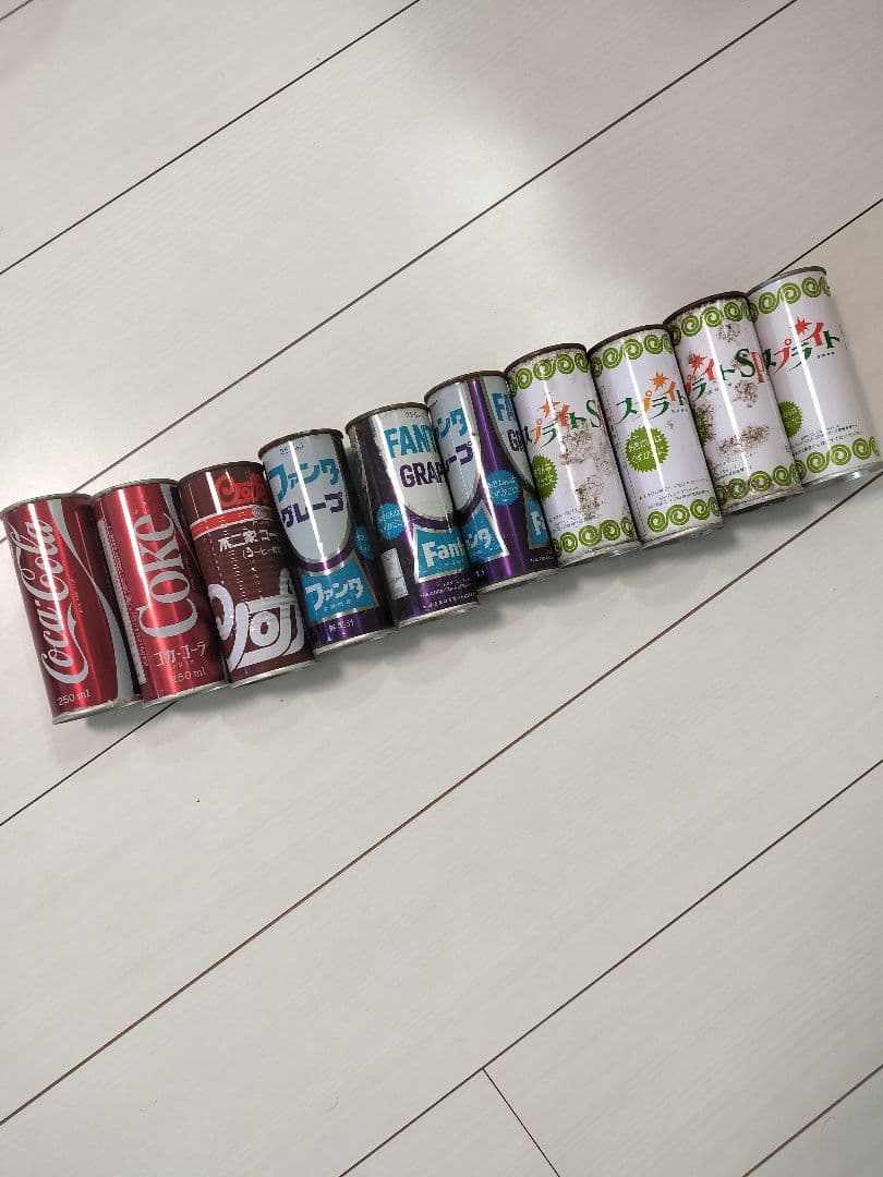 昭和レトロ 空き缶 10本セット