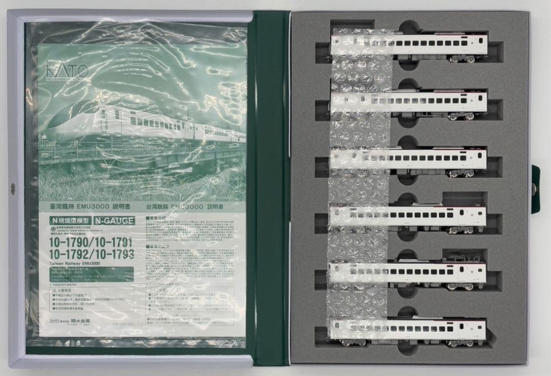 【未使用】KATO 10-1791 台湾鉄路 EMU3000 赤 6両増結セット