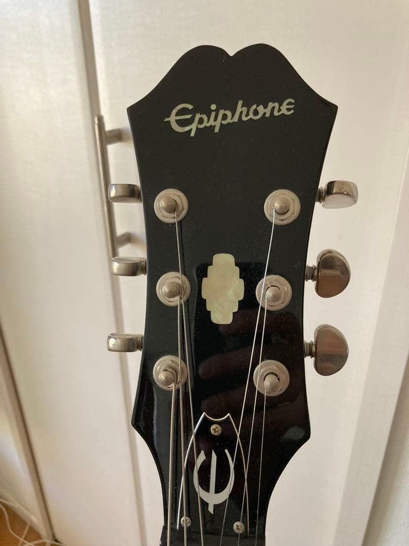 【値下げ！】Epiphone Dot e ブラックパール