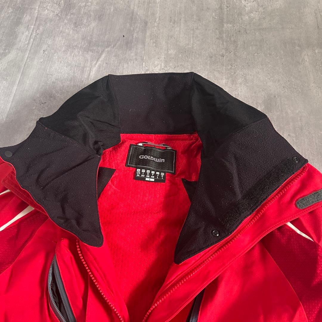 C7 GOLDWIN スキーウェア 上下セット インナー付 赤 メンズ L-XL