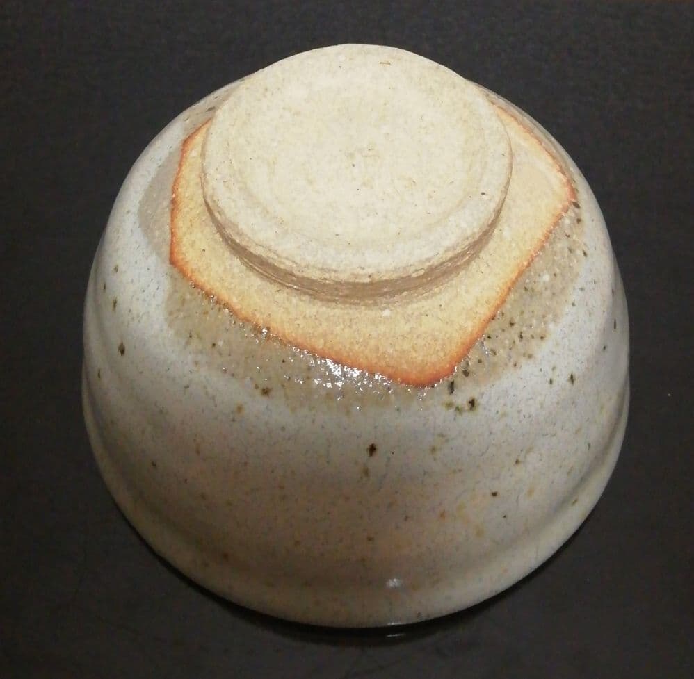 西岡小十作　斑唐津　茶碗　共箱　仕服付　茶道具