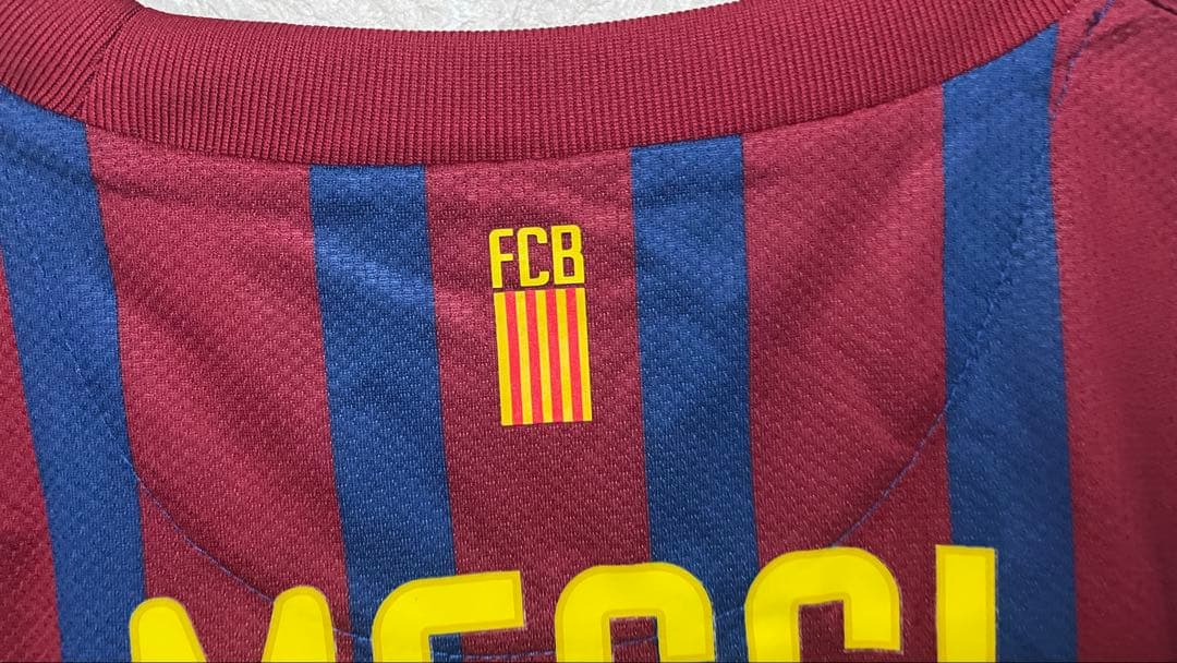 【正規品】FCバルセロナ 11-12 メッシ 10 長袖 海外S日本M〜L
