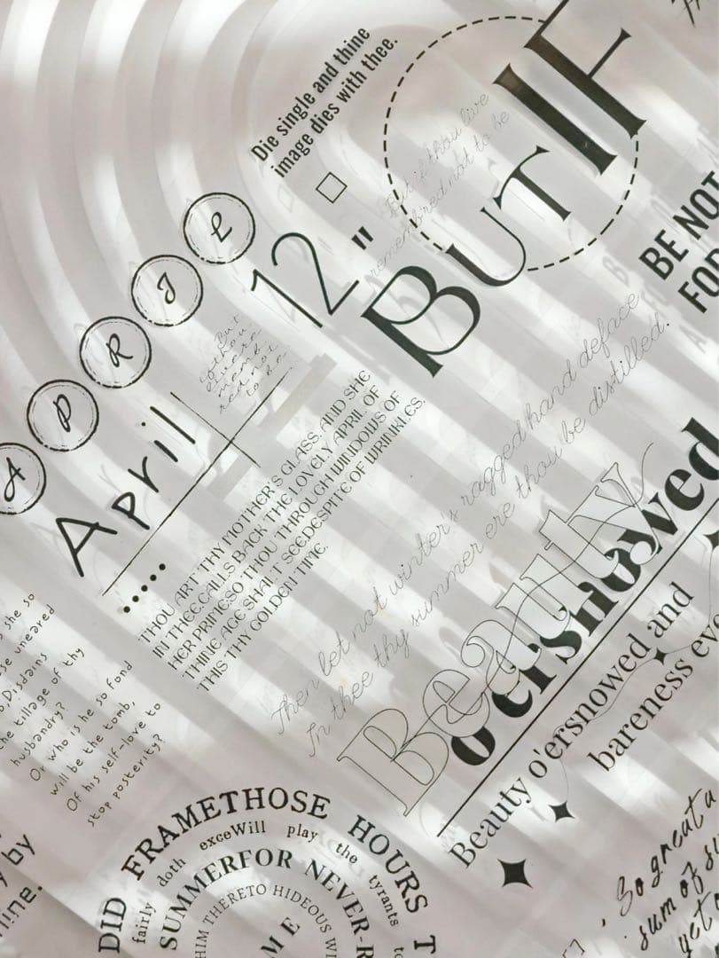 新品　斑駁流年　PET亮面マスキングテープ　マステ　6m