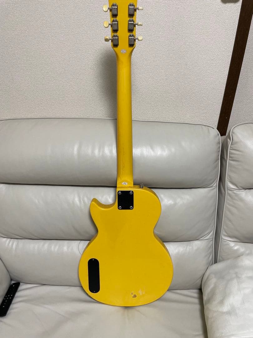 イエロー エレキギター ハムバッカー