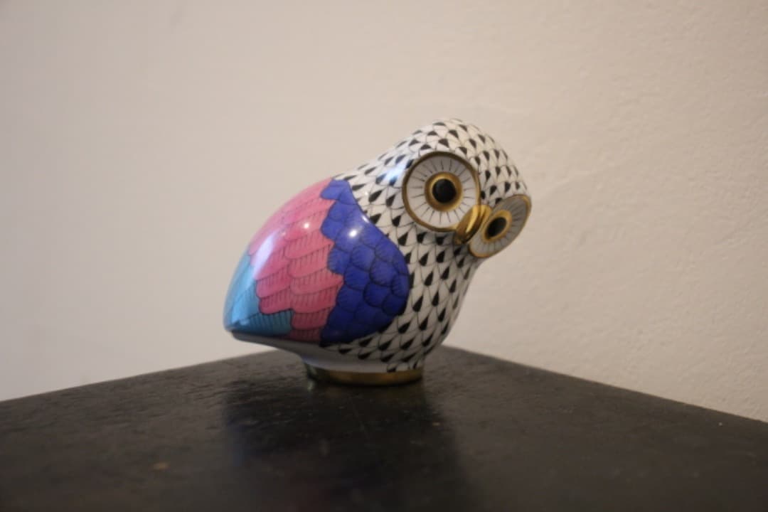 ヘレンド　世界のフクロウ　フィギュリン　限定品　２２０１/３０００