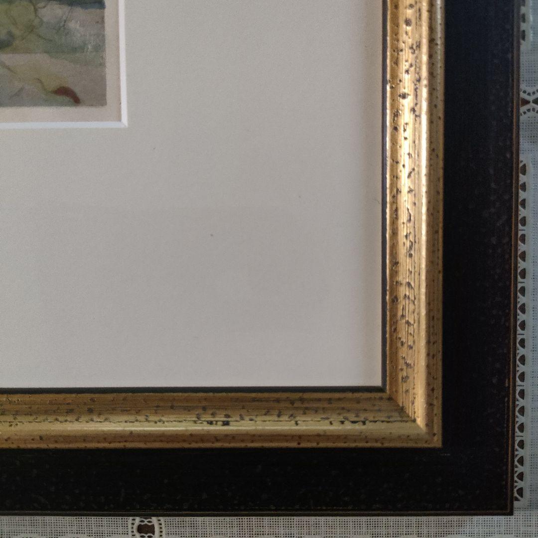 ポール セザンヌ　銅版画『昇天』1923年製作、ウコン布＆共箱付