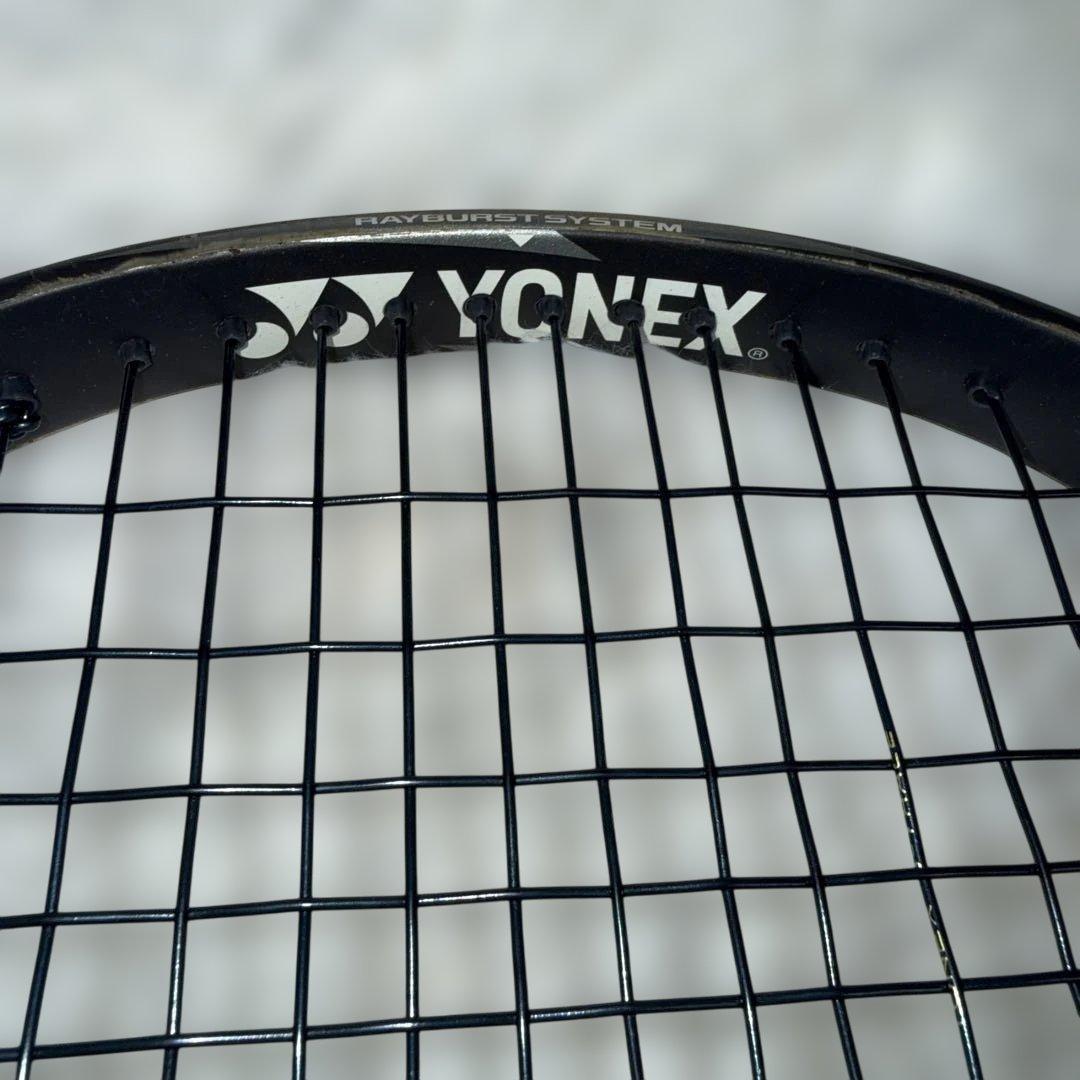 美品 ソフトテニスラケット ボルトレイジ70s YONEX ブラック/イエロー