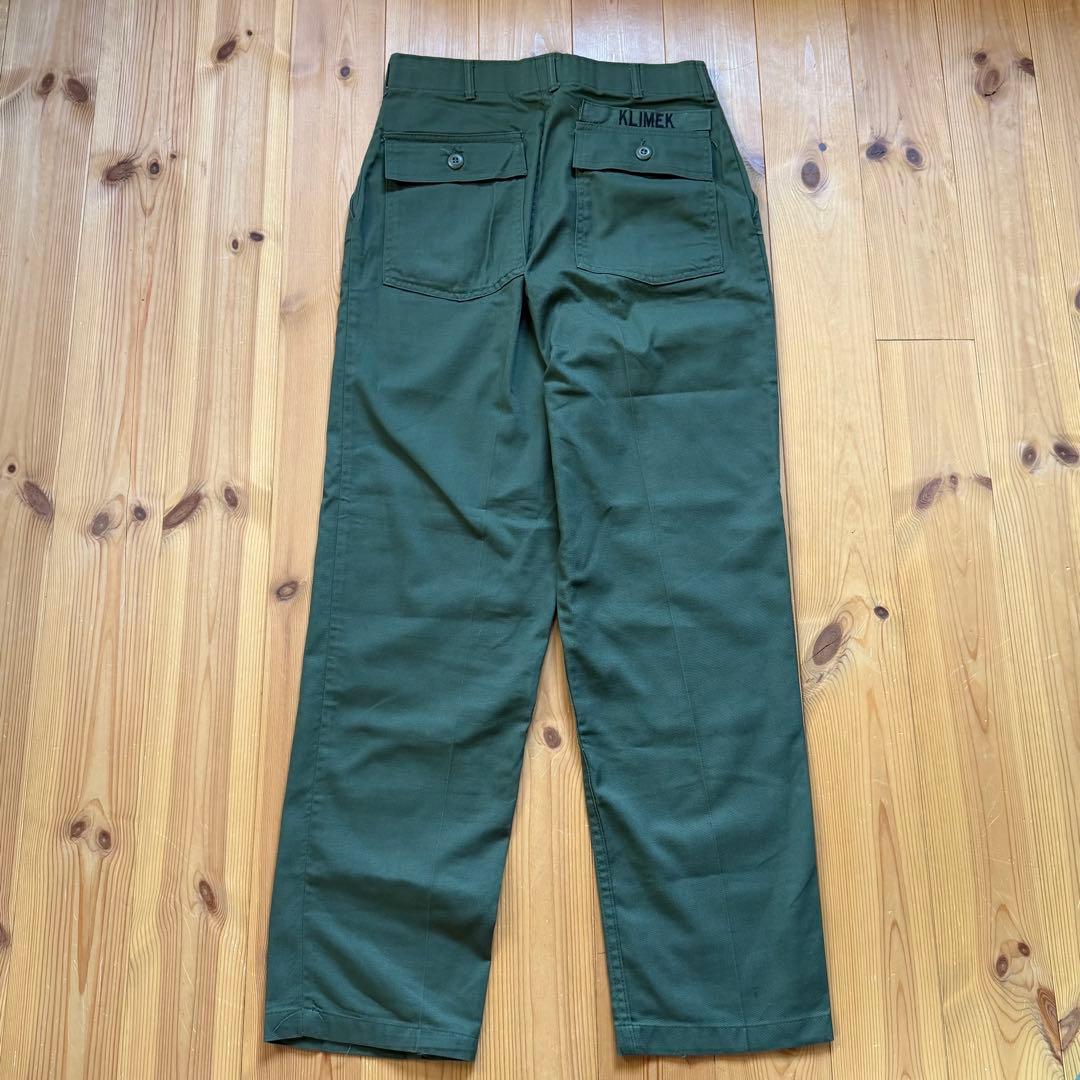 米軍実物 ユーティリティ トラウザース OG-507 32×31