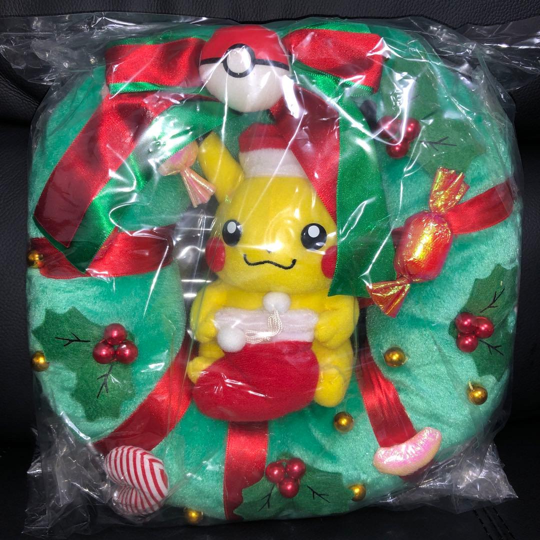 ぬいぐるみ ポケモン　クリスマス　2005年 ピカチュウ クリスマスリース