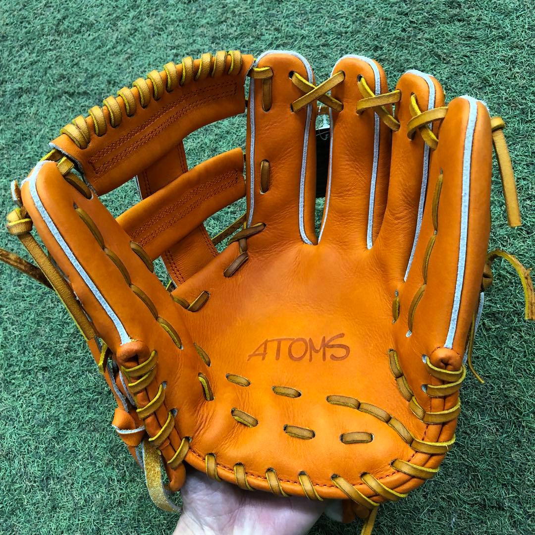 限定AGL-501C アトムズ　メーカー型付け済グラブ オレンジ