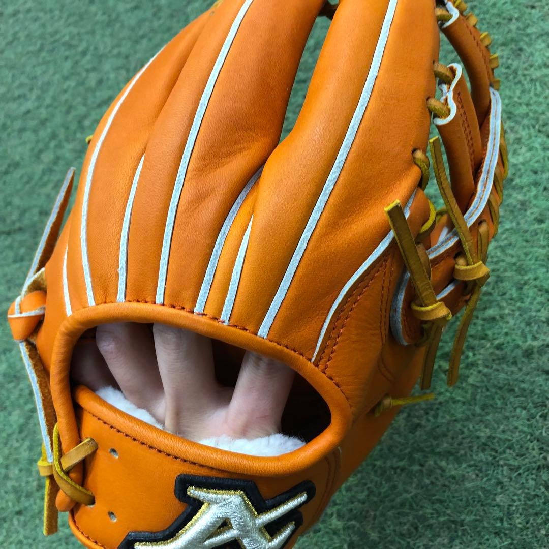 限定AGL-501C アトムズ　メーカー型付け済グラブ オレンジ