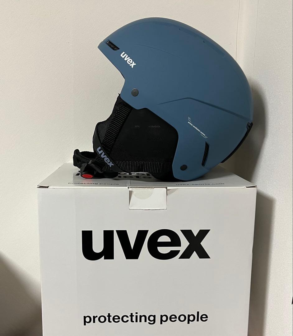 uvex ヘルメット 54-58cm stone blue matt