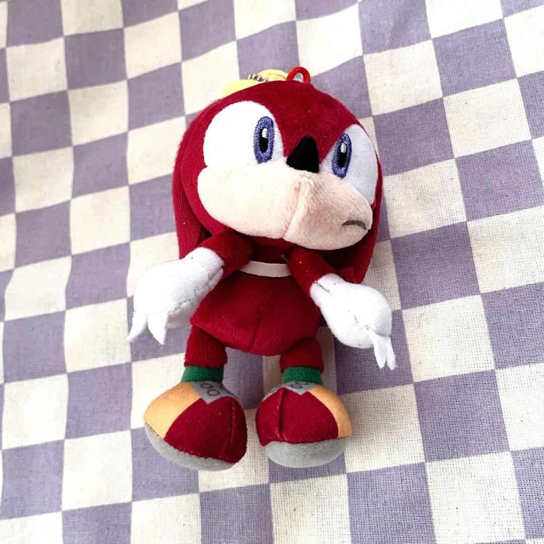 ソニック　ナックルズ　ぬいぐるみ　キーホルダー