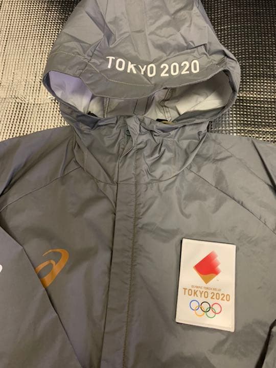 新品|東京2020オリパラ聖火リレースタッフ用ジャケットパンツ長袖上下キャップ
