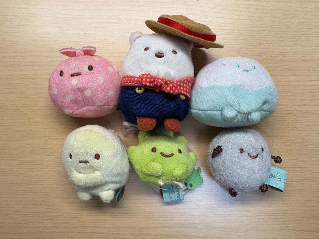 すみっコぐらしてのりぬいぐるみセットと収納ボックス