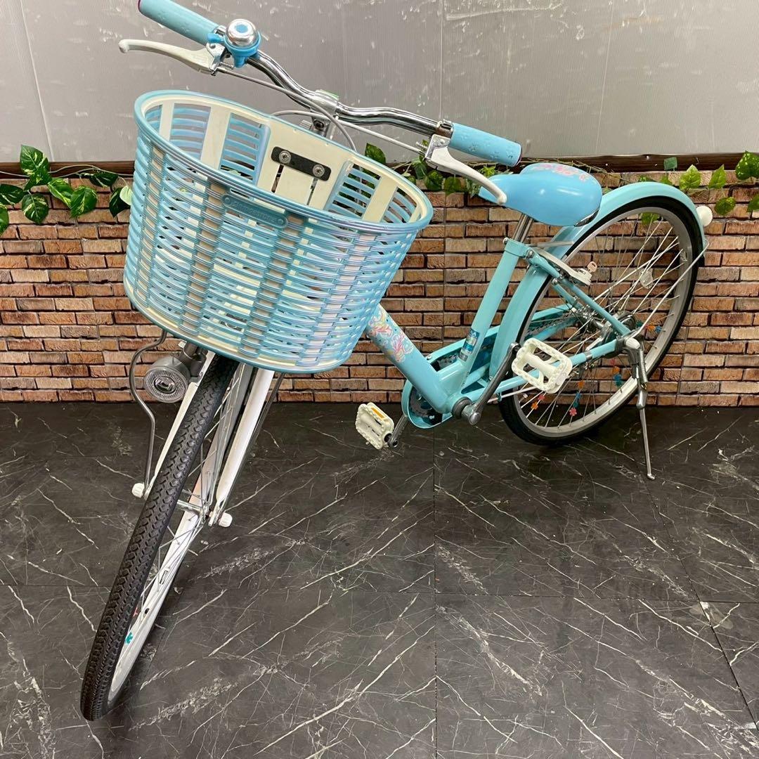 【104】子供用自転車 子供車 ブリヂストン ECOPAL 水色 24インチ