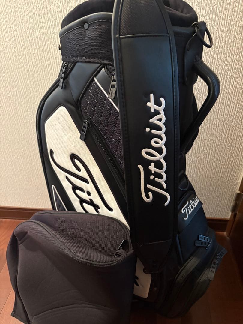 Titleist ゴルフバッグ ブラック/ホワイト 美品