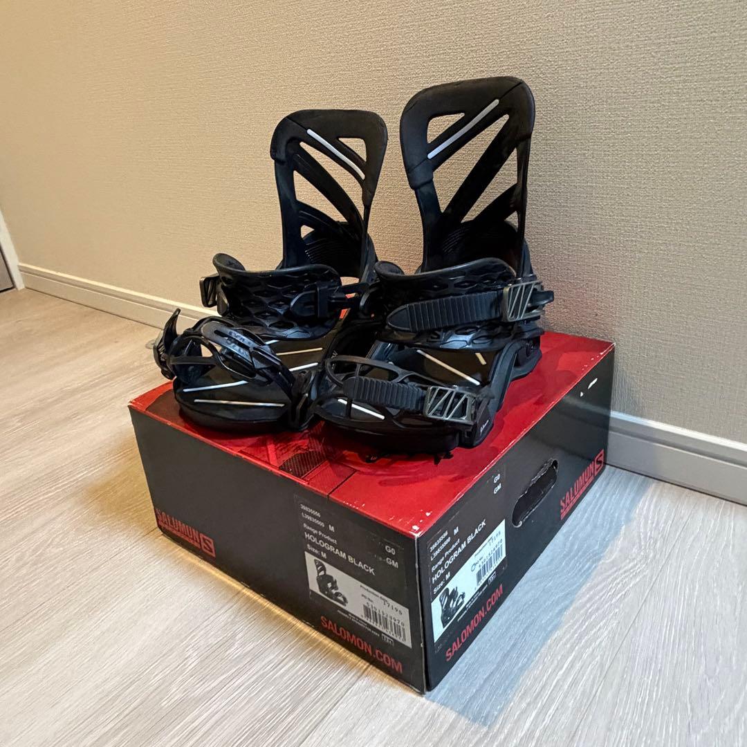 Salomon hologram スノーボード ビンディング ブラック Mサイズ