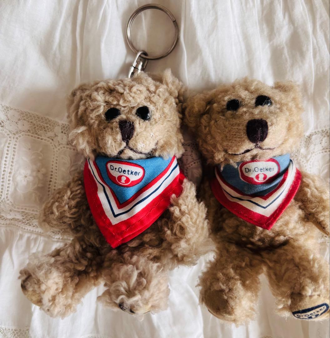 Dr. Oetker ベア　2体セット　ヴィンテージベア　アンティークベア