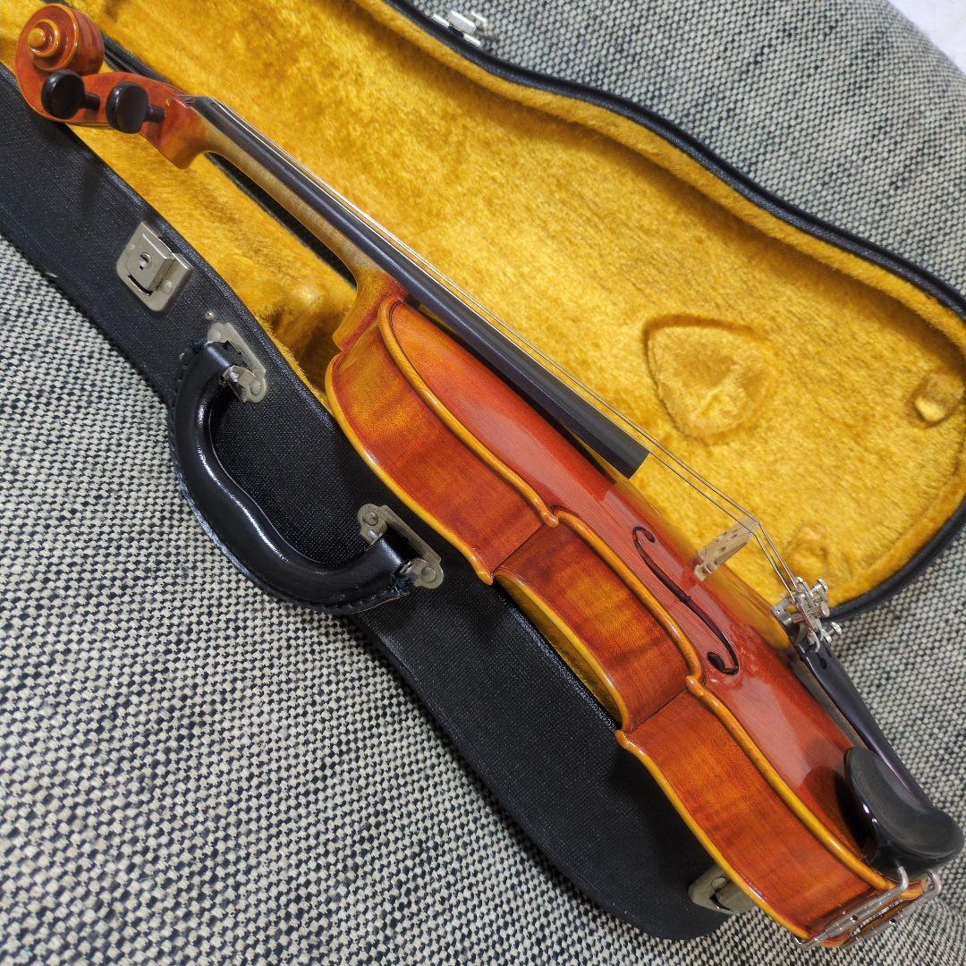 【特価】SUZUKI NO.520 バイオリン 1/2 1987 杉藤弓 虎杢