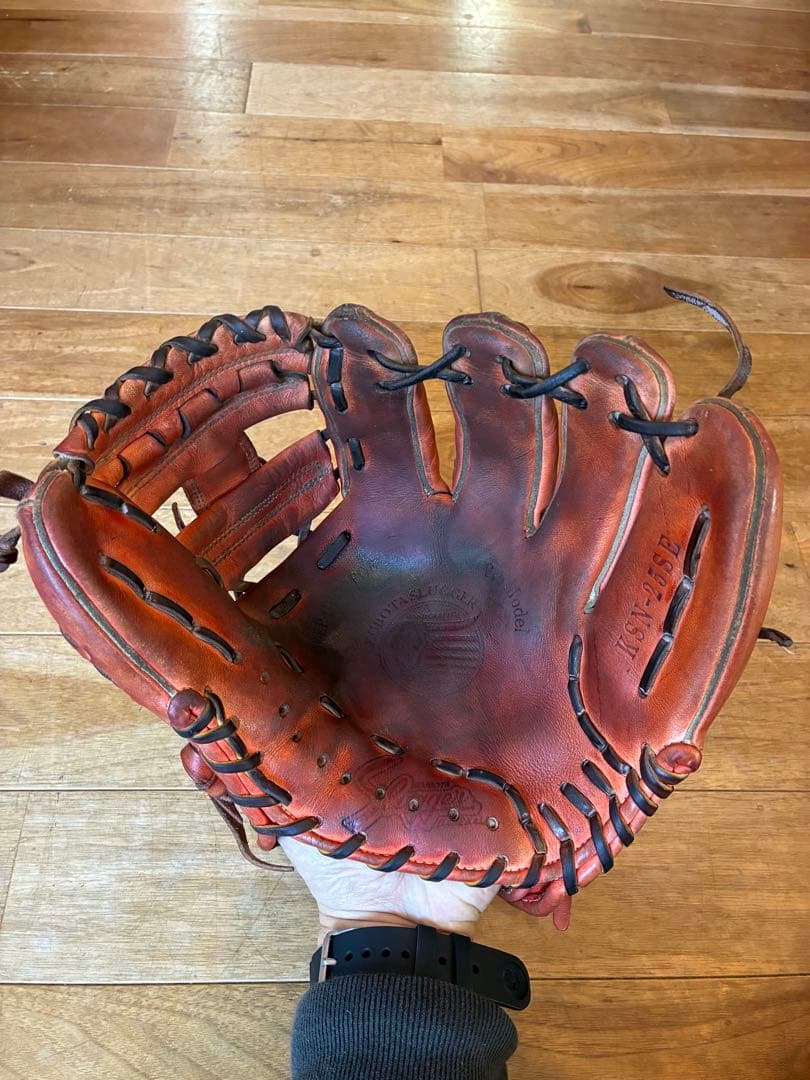 久保田スラッガー KSN-25SE 軟式野球 グローブ オレンジ　辻とじ　クボタ