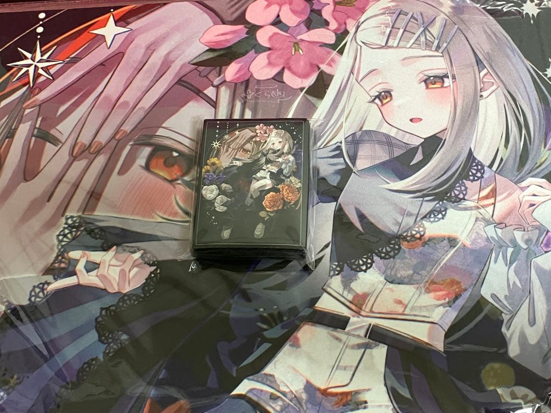 ミッドナイトブルー　学園アイドルマスター　スリーブ　プレイマット　篠澤広