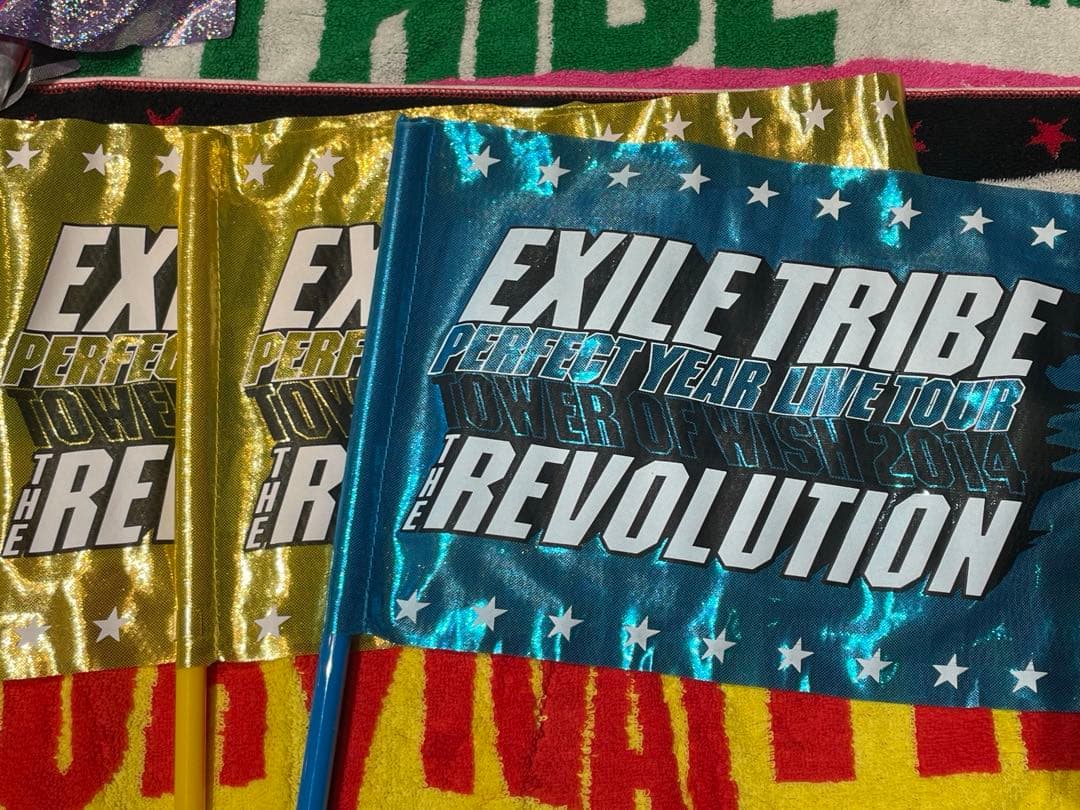 EXILE　ツアーグッズ　ファンクラブ特典　Tシャツタオルハタ