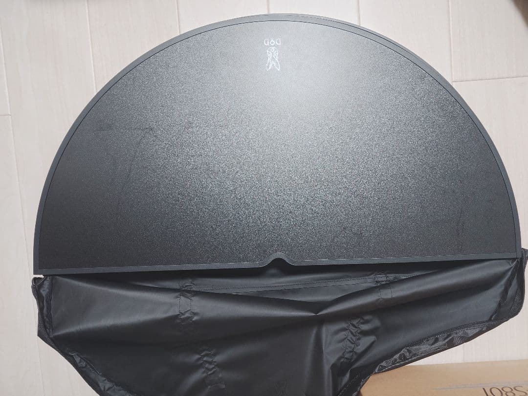 DOD ワンポールテントテーブル　ブラック（廃盤品）新品未使用・注意あり