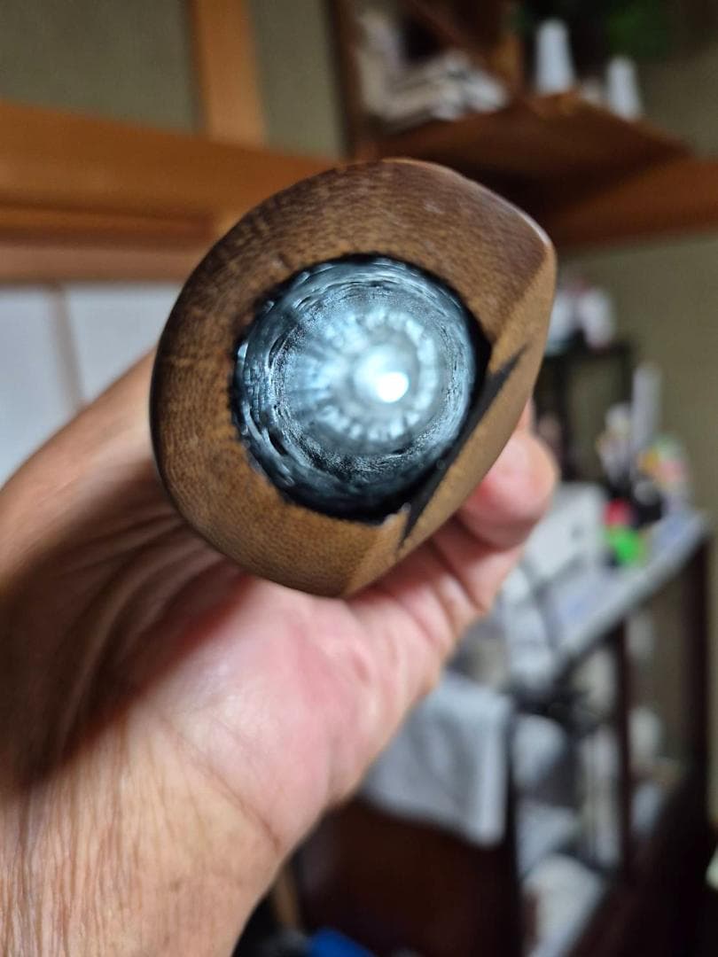 尺八　全長55.5cm 地無　延べ管　一尺九寸　銘無